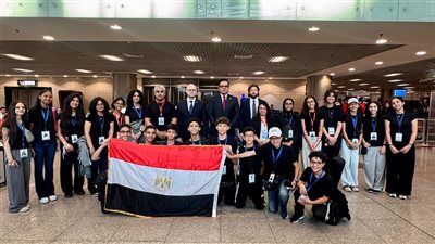 وفد النشء المصري يغادر إلى بيلاروسيا للمشاركة في معسكر “زوبرينوك” الدولي