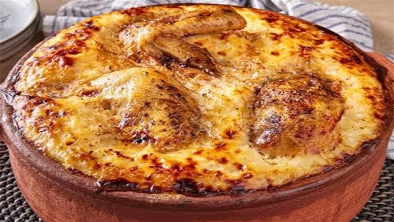 أرز معمر بالدجاج 