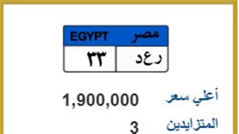 لوحة معدنية مميزة 