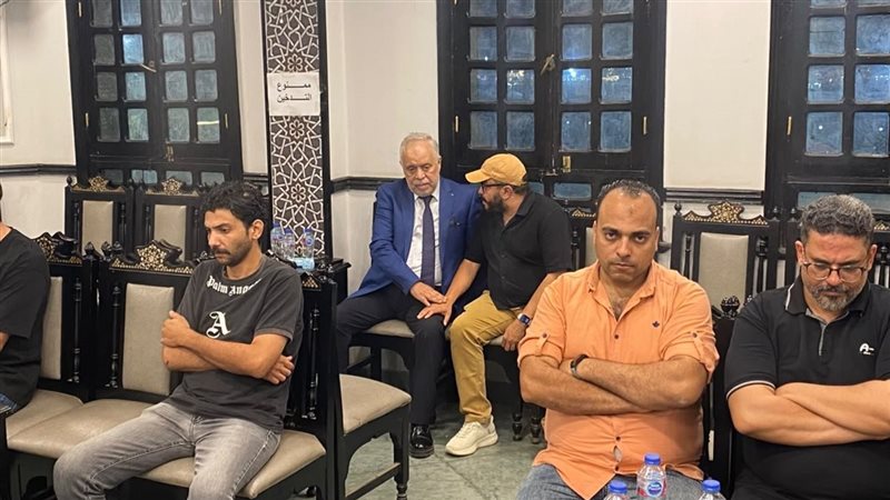 عزاء الفنان الراحل كريم عبد العليم