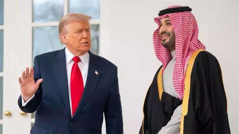 ولي العهد السعودي والرئيس الأمريكي 