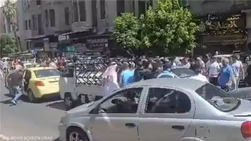 صورة من فيديو الانفجار