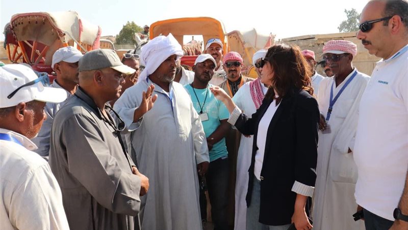 جانب من جولة نائبة المحافظ 