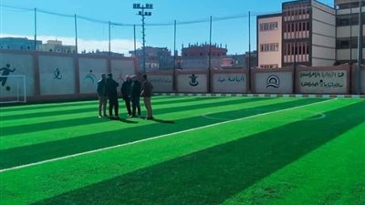 تطوير 4 ملاعب خماسية بمديرية الشباب والرياضة في دمياط