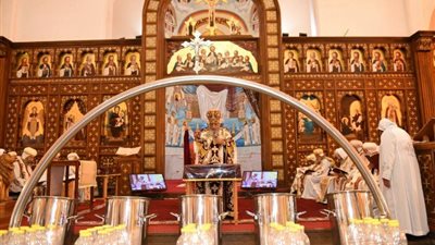 للمرة الـ 41 فى تاريخ الكنيسة.. البابا تواضروس الثاني يترأس طقس إعداد زيت «الميرون»