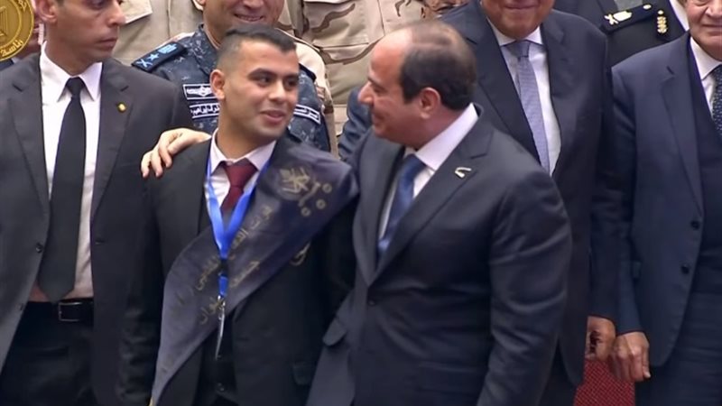 الرئيس السيسي من احتفالية يوم الشهيد