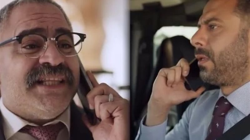 مشهد بين شريف ودرش في مسلسل لحظة غضب