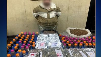ضبط تاجر في الجمالية لحيازته 3 أجولة تبغ سجائر  مجهول المصدر