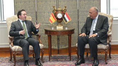 وزير الخارجية: توافق مصري إسباني على ضرورة وقف إطلاق نار فوري في غزة