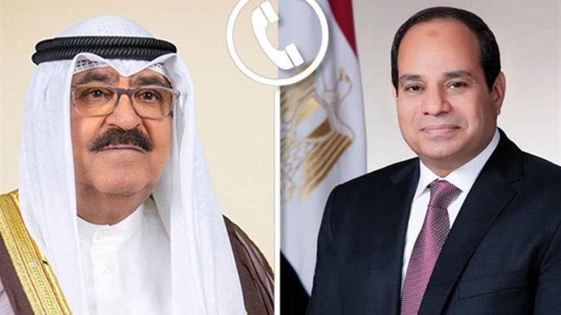 الرئيس السيسي وأمير الكويت