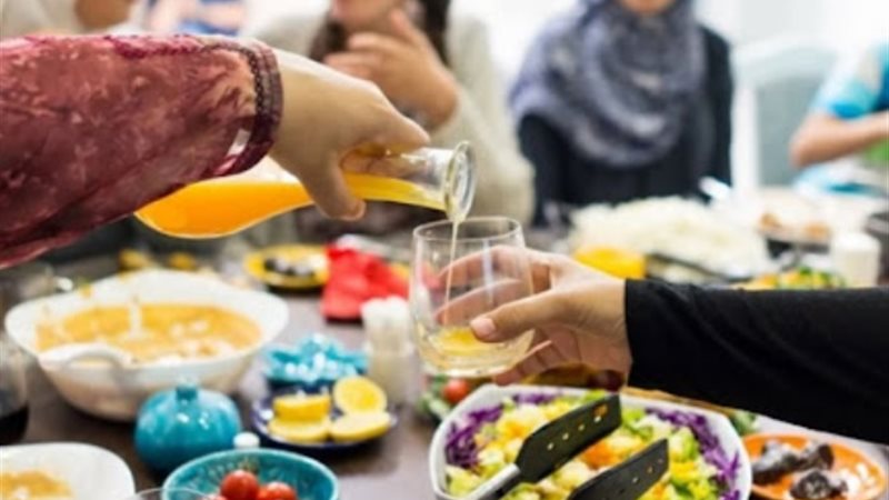 قائمة الجمهور لوجبات الإفطار في رمضان
