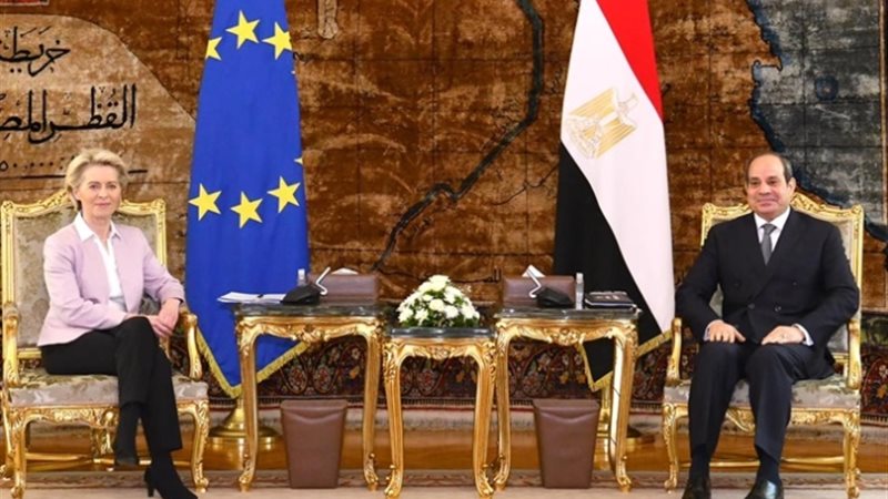 الرئيس السيسي ورئيسة المفوضية الأوروبية