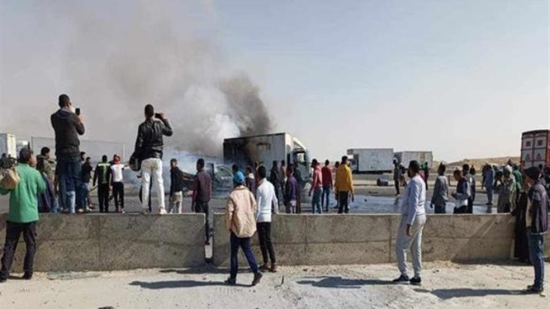 حادث بالطرق الدائري