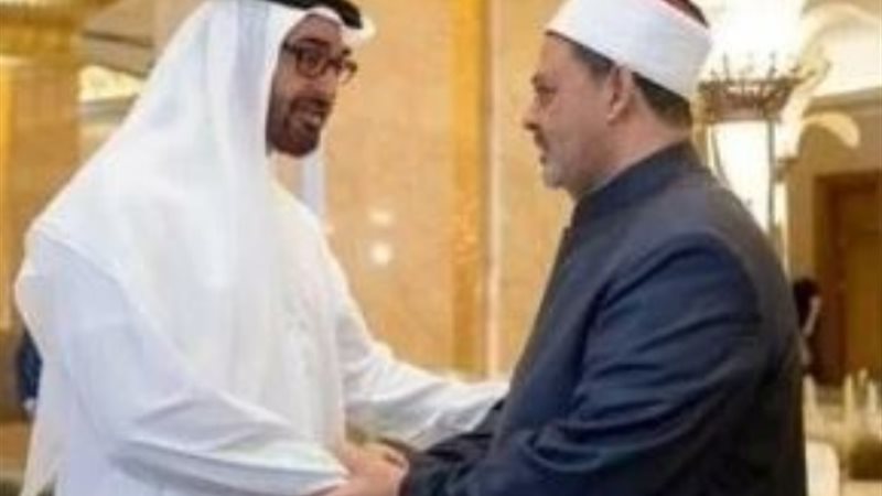 رئيس الإمارات وشيخ الأزهر