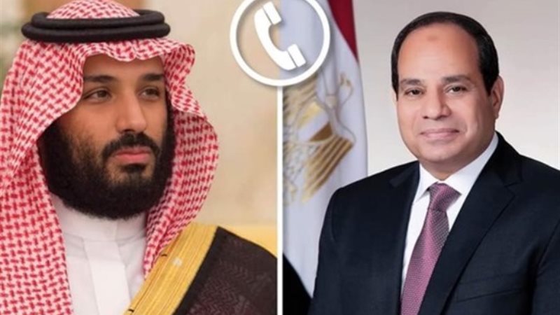 الرئيس عبد الفتاح السيسي وولي العهد السعودي