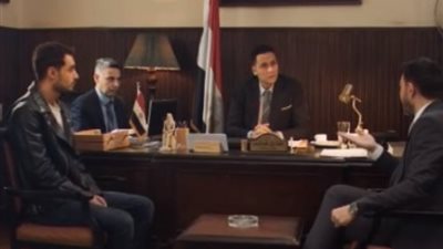 مسلسل محارب الحلقة التاسعة 9، نرمين الفقي تشهد ضد حسن الرداد