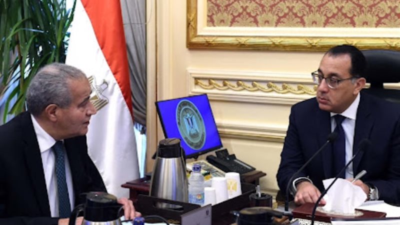 الدكتور مصطفي مدبولى والدكتور على المصيلحي