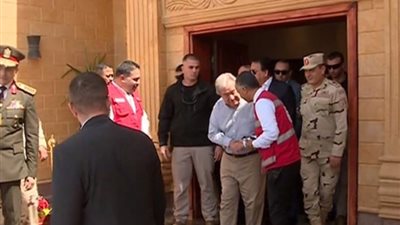 الأمين العام للأمم المتحدة يصل مستشفى العريش لتفقد المصابين الفلسطينيين