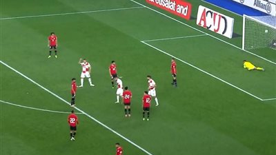 كأس عاصمة مصر، الشوط الأول من مباراة مصر وكرواتيا ينتهي بالتعادل 1-1