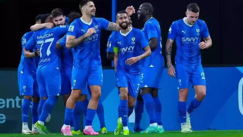 لاعبو الهلال السعودي