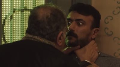 مسلسل حق عرب الحلقة 19، رياض الخولي يقتحم منزل العوضي ويهدده بالقتل