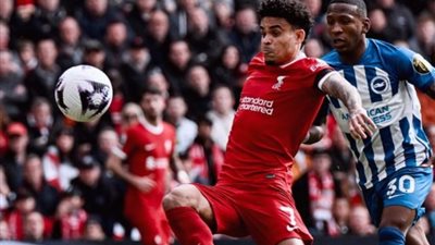 الدوري الإنجليزي، التعادل يحسم الشوط الأول بين ليفربول وبرايتون