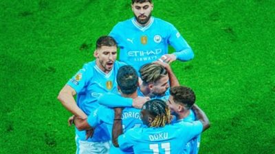الدوري الإنجليزي، مانشستر سيتي يتقدم على أستون فيلا في الشوط الأول
