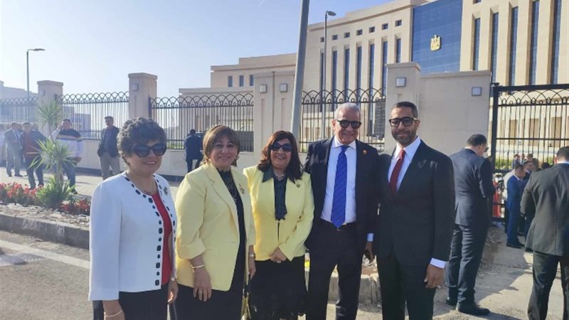 من أمام مجلس النواب بالعاصمة الإدارية