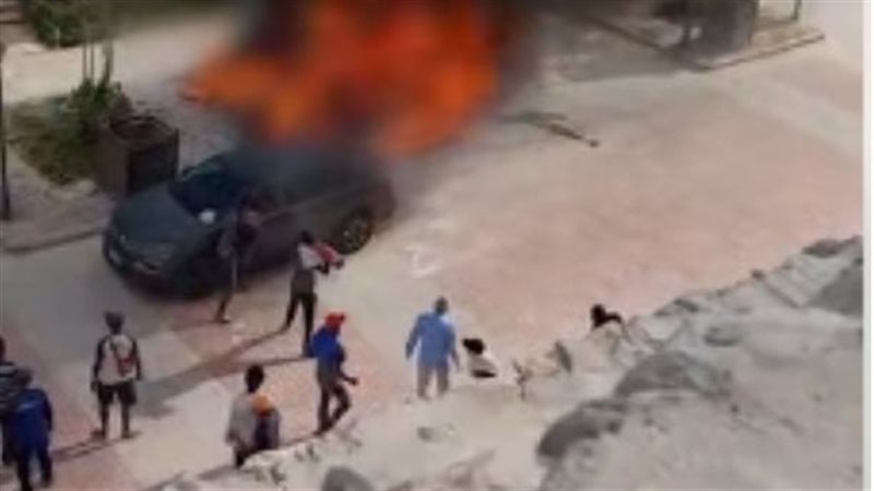 حريق قرية لافيستا