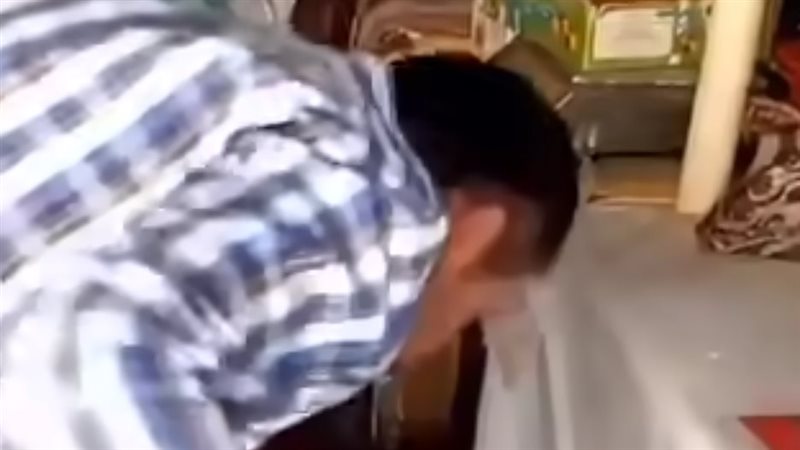 صورة من الفيديو المتداول 