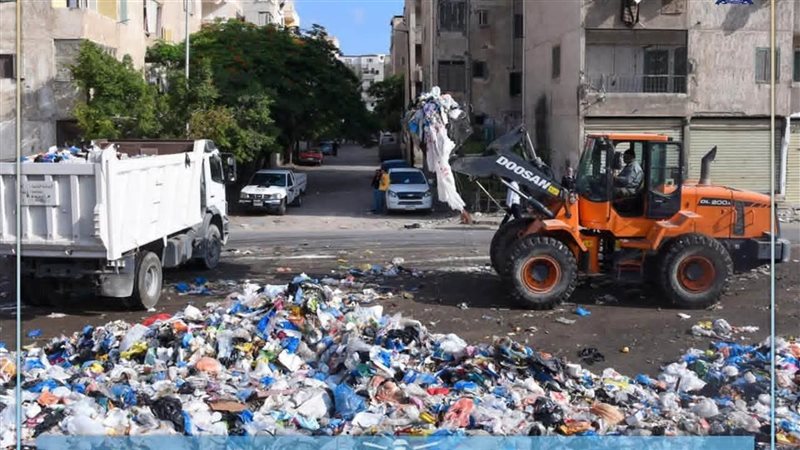 حملة للنظافة ورفع المخلفات 