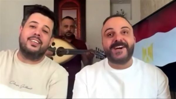 المطربان الفلسطينيان قاسم النجار وشادي البوريني