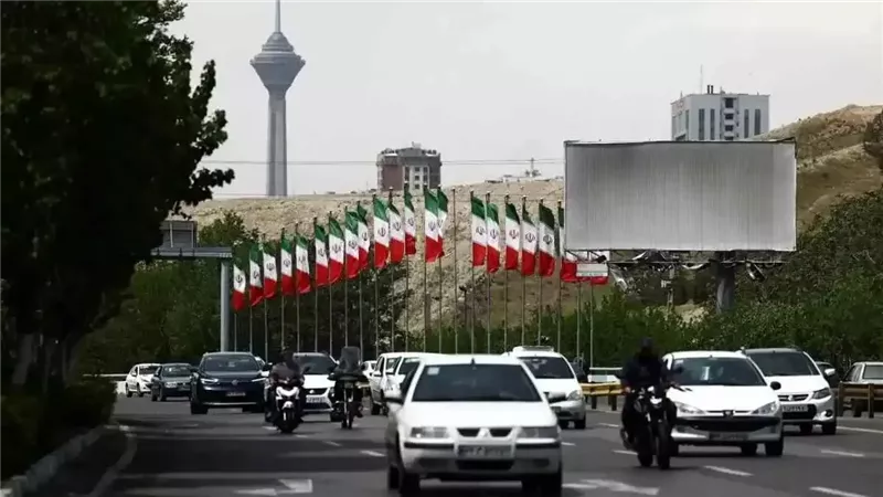 مشهد من العاصمة الإيرانية طهران  