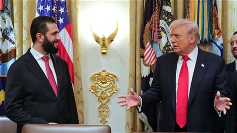 رئيس الحكومة الانتقالية في سوريا والرئيس الأمريكي 