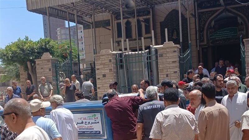 صورة من الجنازة