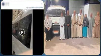  مقطع فيديو زعم اختطاف فتاة بميكروباص في الجيزة.. وهذه عقوبة المتهمون بالقانون