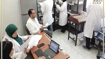 قافلة «حياة كريمة» ببني سويف تقدم 2341 خدمة طبية مجانية لأهالي قرية علي زيدان