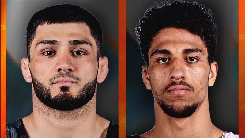 أبطال المنتخب الوطني للمصارعة الرومانية