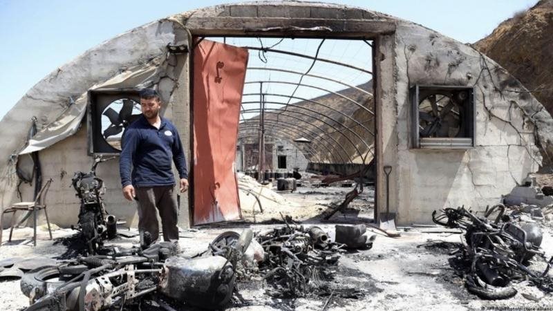 حريق في الجزائر