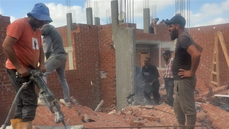 إزالة المباني المخالفة 