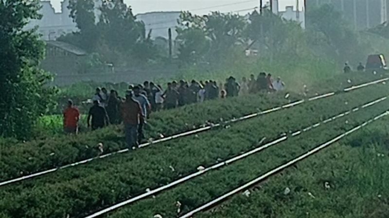 صورة من موقع الحادث 