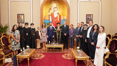 البابا تواضروس الثاني يستقبل رئيس جمهورية الجبل الأسود وقرينته والوفد المرافق له