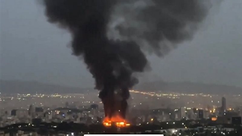 القصف على إيران 