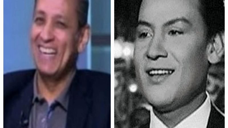 الفنان محمد رشدي ونجله طارق