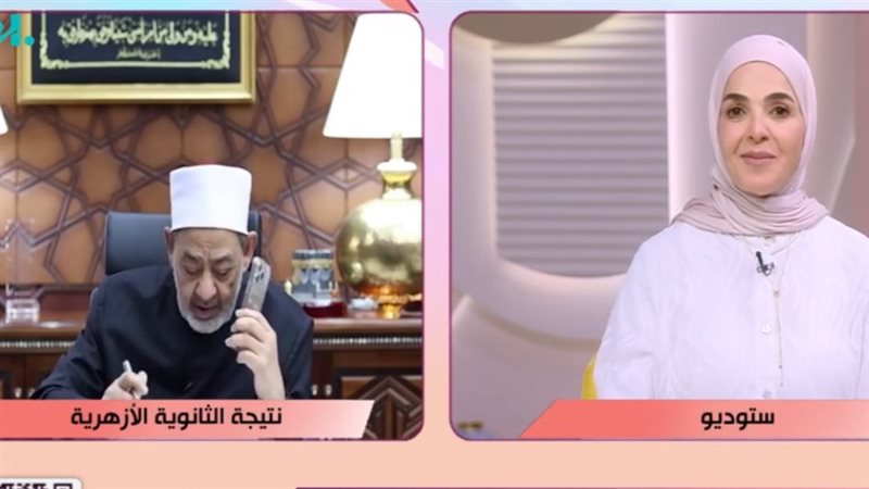 منى عبد الغني وفضيلة الإمام الأكبر الدكتور أحمد الطيب