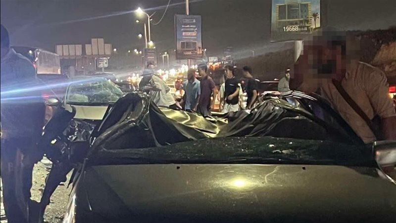 اثار الحادث 