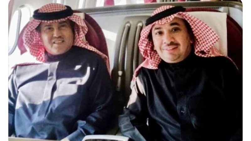 محمد عبده مع الشاعر السعودي صالح الشادي