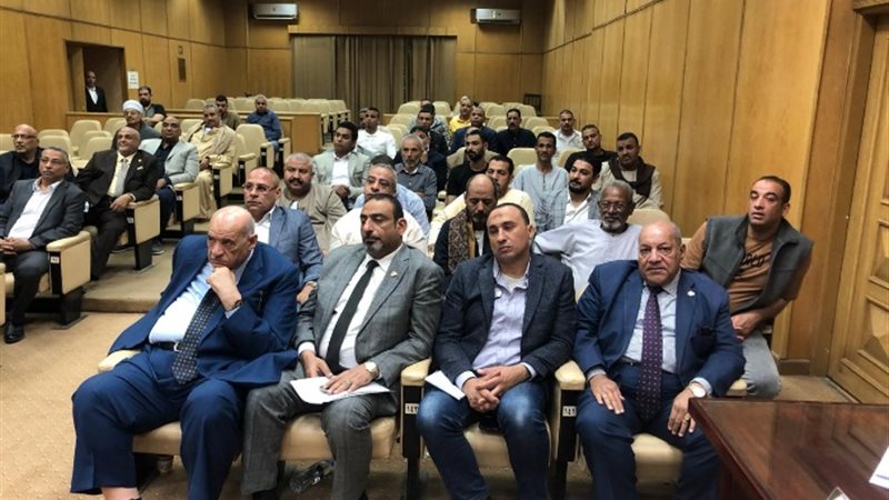 مسئولي المخابز خلال اللقاء