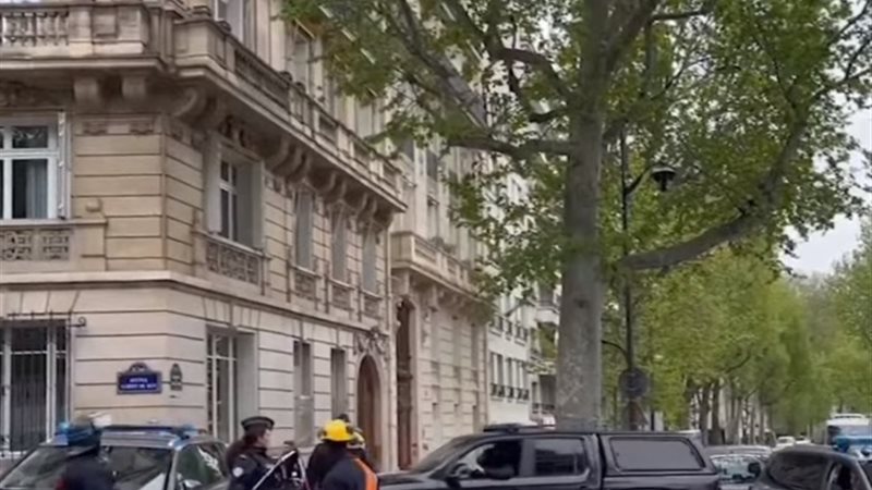 الشرطة الفرنسية في محيط القنصلية الإيرانية في باريس