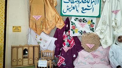 انطلاق معرض زخارف وملابس مدارس التعليم الفني بالعريش